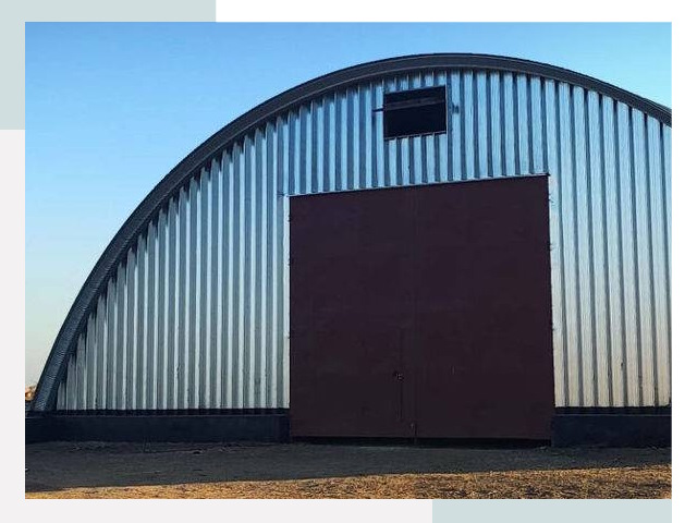 Бескаркасные ангары в Котласе