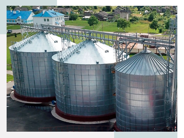 Металлические силосы в Котласе