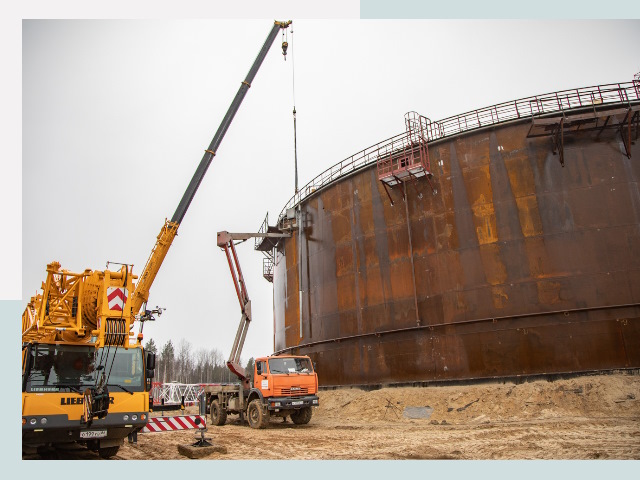 Монтаж резервуаров в Котласе от 622 руб. за м³