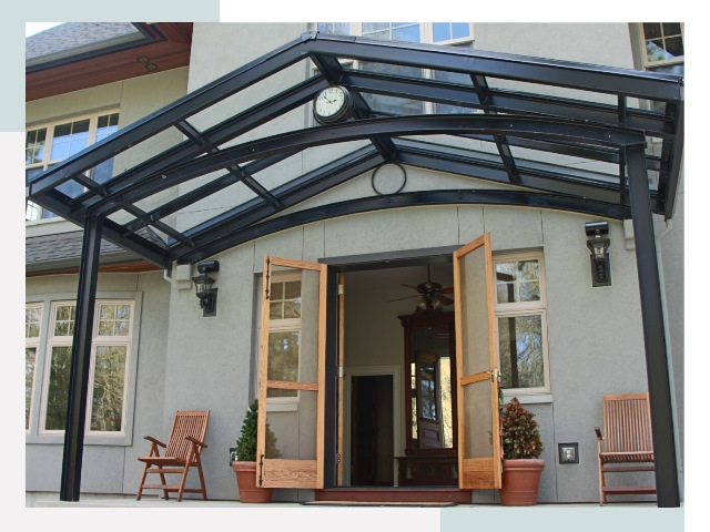 Козырьки металлические в Котласе