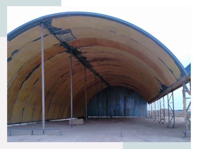 Реконструкция ангаров в Котласе