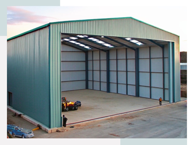 Строительство ангаров в Котласе